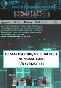 2.EL SERVER ETHERNET KART HP 544+ QSFP 10G/40G DUAL PORT INFINIBAND CARD P/N : 764284-B21
