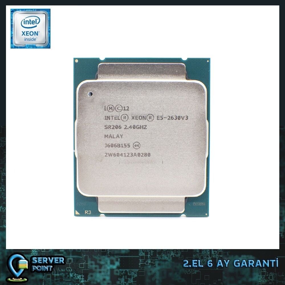 2.EL CPU SERVER XEON E5-2630 V3 2.40 GHz 8 CORE 16T 20MB CACHE LGA2011-3