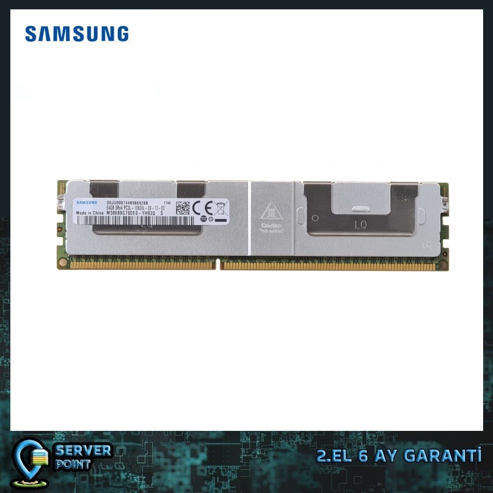 2.EL RAM SERVER 64GB SAMSUNG 10600L 4RX4 PC3L DDR3 1333MHz