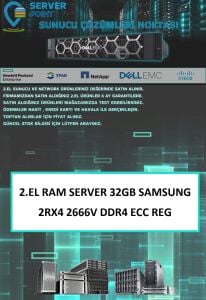 2.EL RAM SERVER 32GB SAMSUNG 2RX4 2666V DDR4 ECC REG