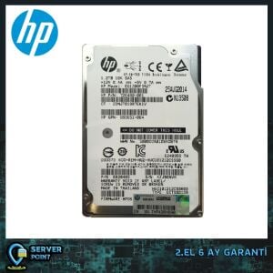 2.EL HDD SERVER 1.2TB HP 10K RPM 2,5'' SAS 6G P/N : 726480-001