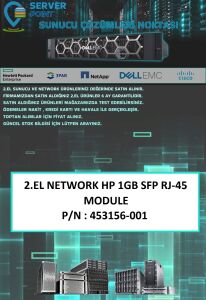 2.EL NETWORK HP 1GB SFP RJ-45 MODULE P/N : 453156-001