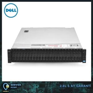 2.EL SERVER DELL R720 XD XEON E5-2697 V2 2X CPU 256GB DDR3 RAM 24X 2,5'' BAY H710 RAID KART 2X 750W POWER