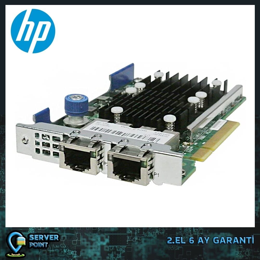 2.EL SERVER ETHERNET KART HP 533FLR-T DUAL PORT 10G RJ45 FLEX KART P/N : 700757-001