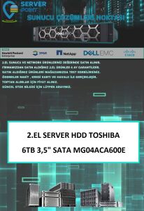 2.EL HDD SERVER 6TB TOSHIBA 3,5'' SATA MG04ACA600E