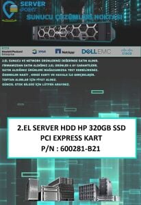 2.EL HDD SERVER 320GB SSD HP PCI EXPRESS KART P/N : 600281-B21