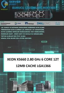 2.EL CPU SERVER XEON X5660 2.80 GHz 6 CORE 12T 12MB CACHE LGA1366