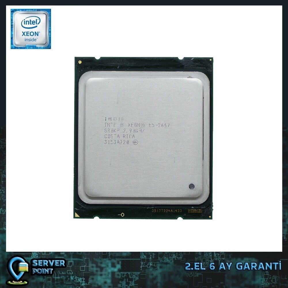 2.EL CPU SERVER XEON E5-2667 2.90 GHz 6 CORE 12T 15MB CACHE LGA-2011
