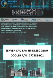 2.EL SERVER CPU FAN HP DL380 GEN9 COOLER P/N : 777285-001