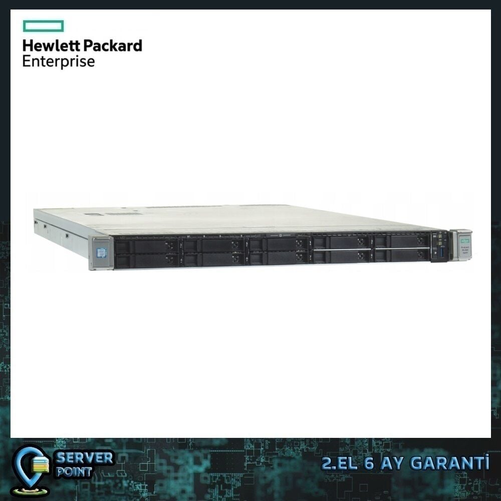 2.EL SERVER HP DL360 GEN9 E5-2680 V4 2X CPU 256GB DDR4 RAM 10X 2,5'' SFF P840 RAID KART 2X 500W POWER
