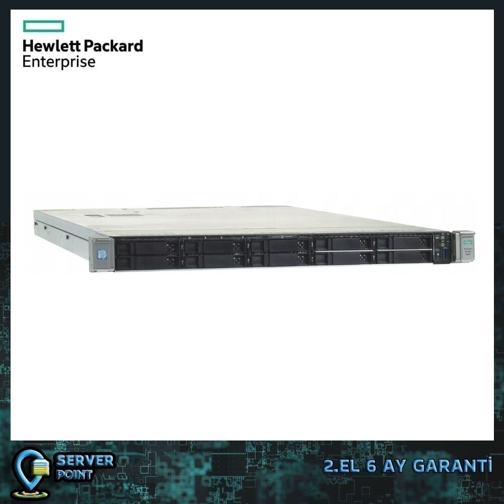 2.EL SERVER HP DL360 GEN9 E5-2699 V3 2X CPU 256GB DDR4 RAM 10X 2,5'' SFF P840 RAID KART 2X 500W POWER