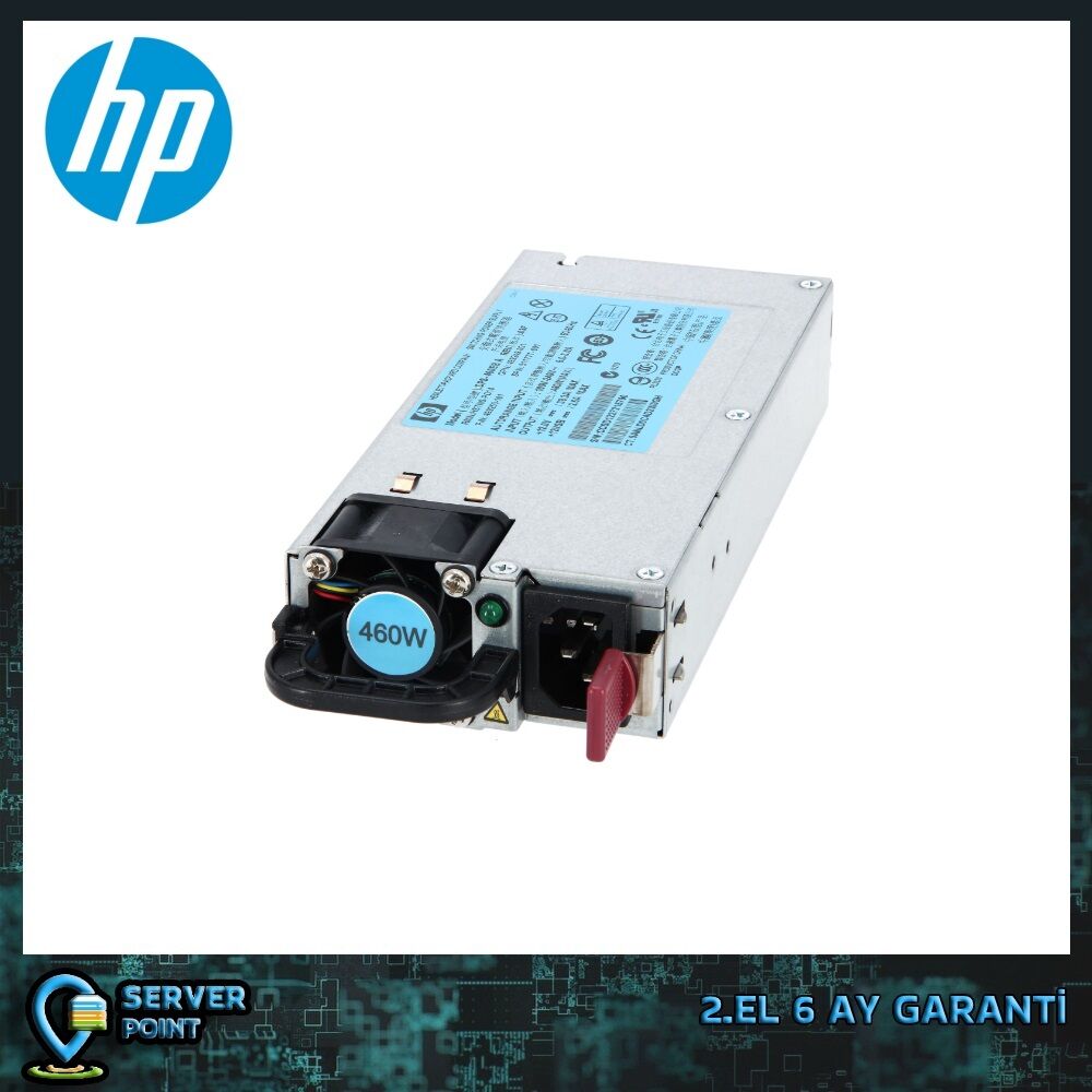 2.EL SERVER POWER SUPPLY HP DL380 DL360 G6 G7 G8 460W P/N : 499250-101