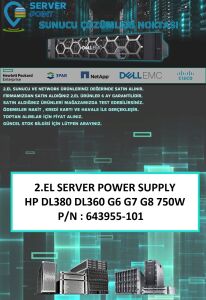 2.EL SERVER POWER SUPPLY HP DL380 DL360 G6 G7 G8 750W P/N : 643955-101