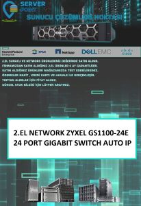 2.EL NETWORK ZYXEL GS1100-24E 24 PORT GIGABIT SWITCH AUTO IP