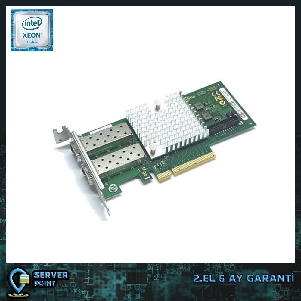 2.EL SERVER ETHERNET KART INTEL X520-DA2 10GB DUAL PORT SFP+ INTEL 82599