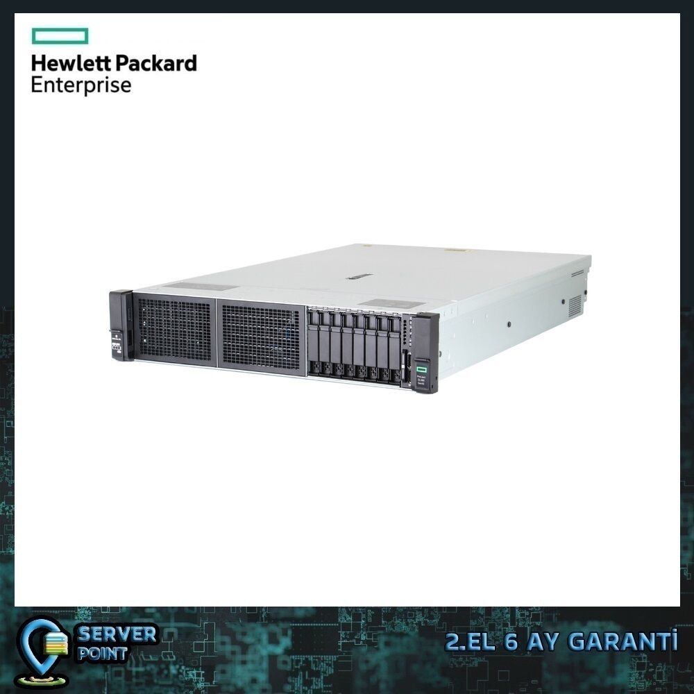 2.EL SERVER HP DL380 GEN10 PLATINUM 8160 2X CPU 512GB DDR4 RAM 8X 2,5'' SFF P408i-a RAID 2X 500W POWER