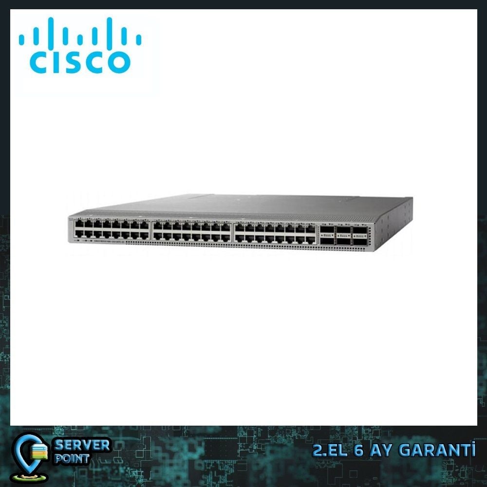 2.EL NETWORK CISCO NEXUS N9K-C93108TC-EX 48 PORT 10GB ETHERNET 6 PORT 40/100G QSFP SWITCH