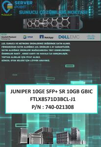 2.EL NETWORK JUNIPER 10GE SFP+ SR 10GB GBIC FTLX8571D3BCL-J1 P/N : 740-021308