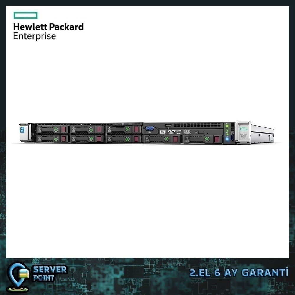 2.EL SERVER HP DL360 GEN9 E5-2690 V3 2X CPU 128GB DDR4 RAM P440 RAID 2X 500W POWER