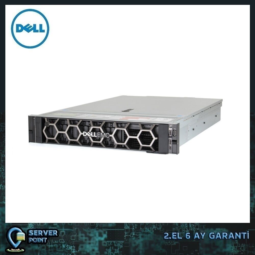 2.EL SERVER DELL R740 PLATINUM 8160 2X CPU 1.5 TB DDR4 RAM 16X 2,5'' SFF H730 RAID 2X 750W POWER