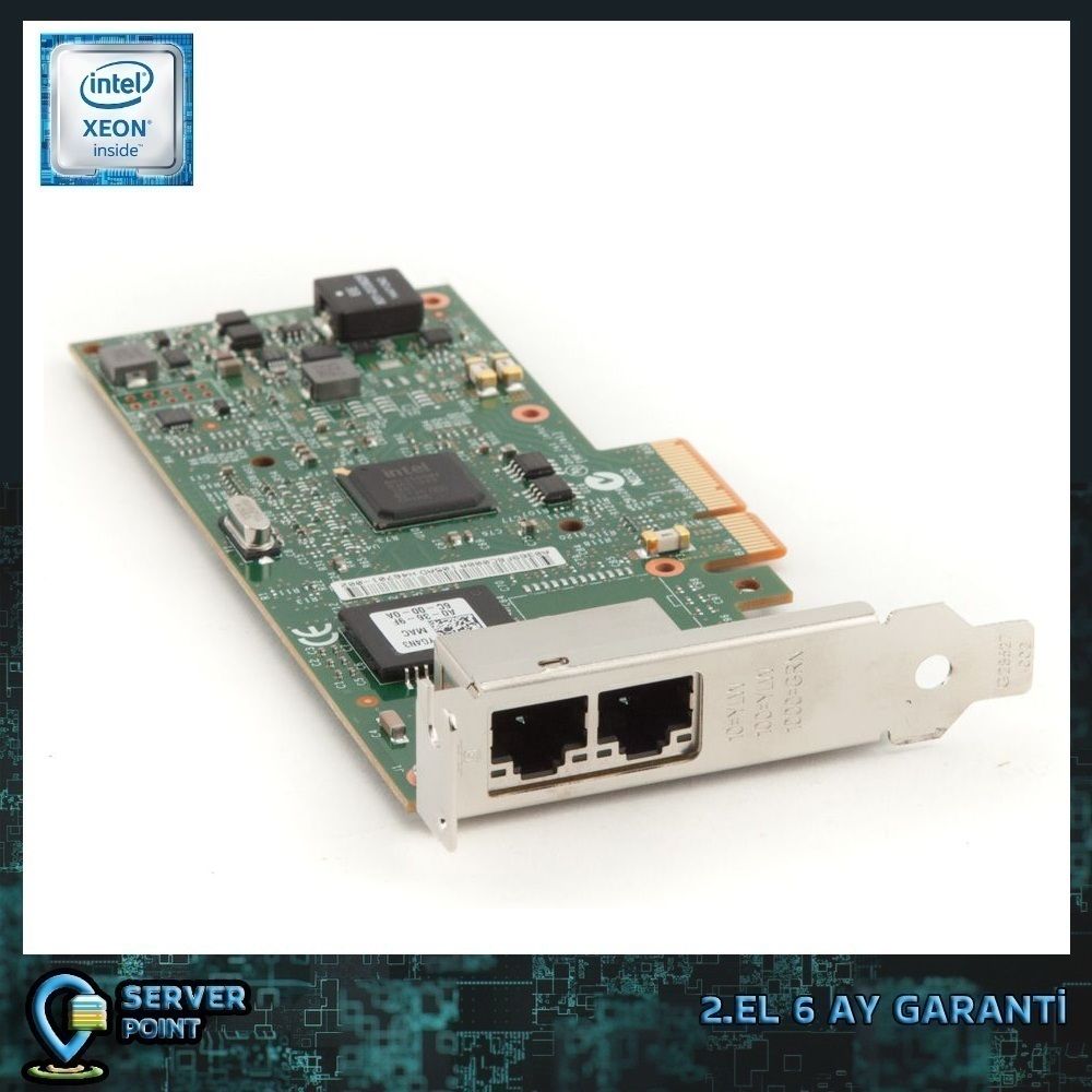 2.EL SERVER ETHERNET KART INTEL DUAL PORT 1GB I350-T2 ETHERNET RJ45 P/N : V5XVT