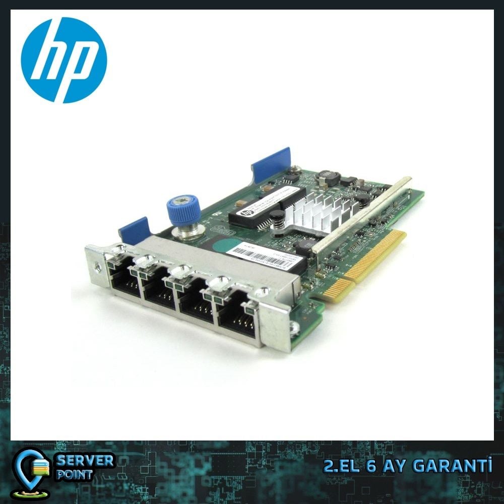 2.EL SERVER ETHERNET KART HP 331FLR QUAD PORT 1GB FLEX ETHERNET RJ45 P/N : 629135-B22
