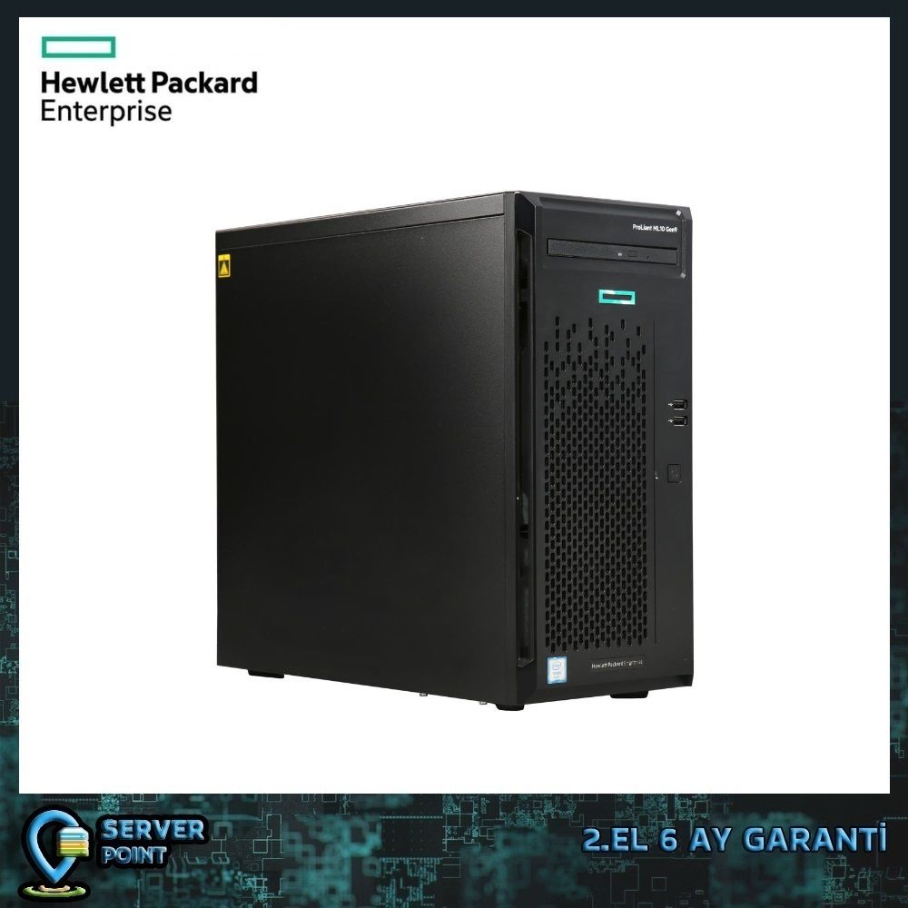 2.EL SERVER HP ML10 GEN9 E3-1225 V5 CPU 16GB DDR4 RAM 240GB SSD 300W POWER