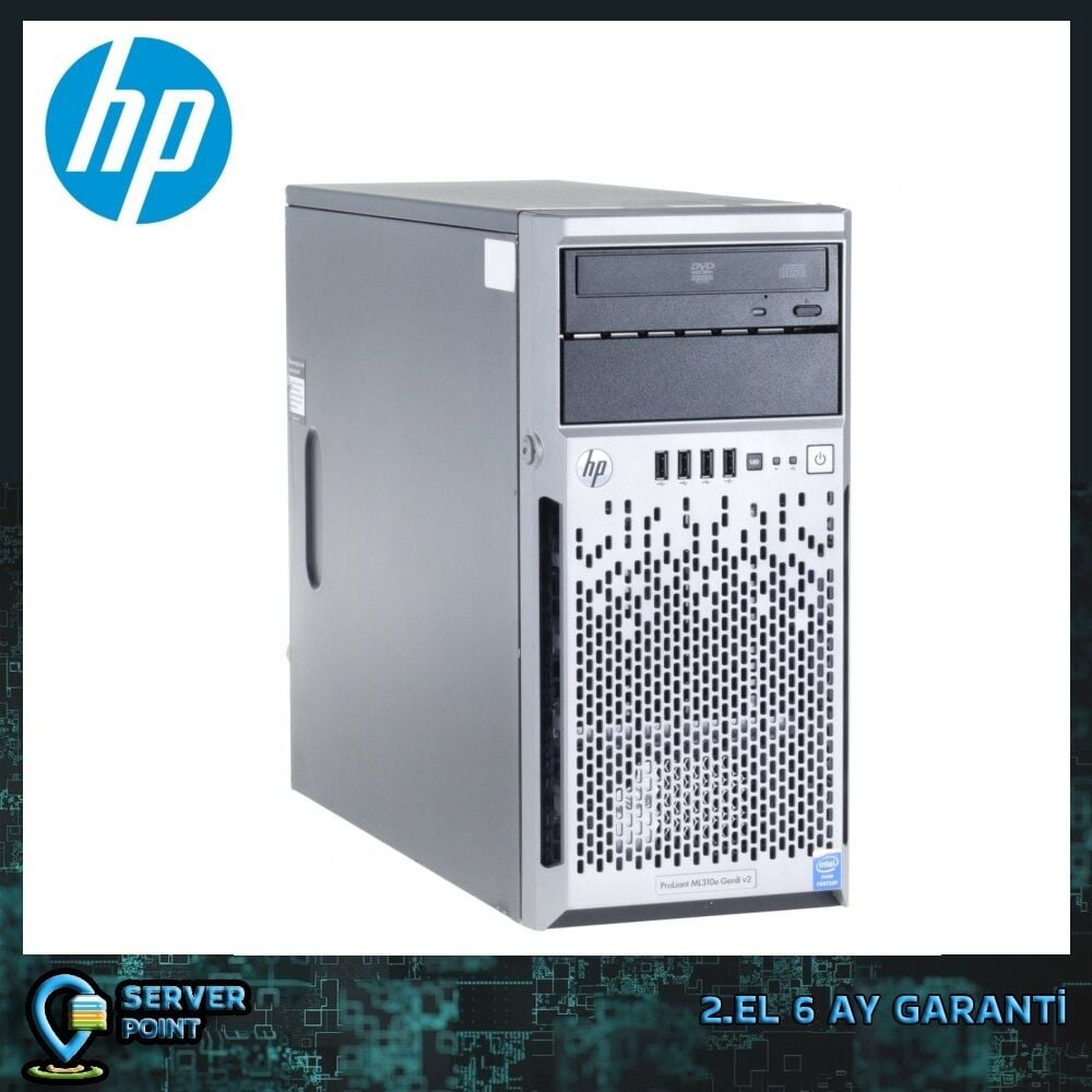 2.EL SERVER HP ML310E GEN8 V2 E3-1220 V3 CPU 8GB DDR3 RAM 2X 1TB SATA HDD 350W POWER