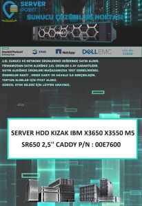 2.EL SERVER HDD KIZAK IBM X3650 X3550 M5 SR650 2,5'' CADDY P/N : 00E7600