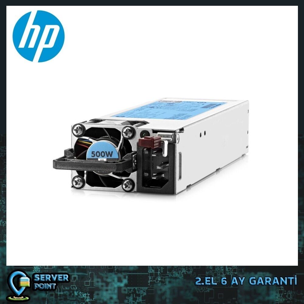 2.EL SERVER POWER SUPPLY HP DL380 DL360 GEN9 GEN10 500W P/N : 720478-B21