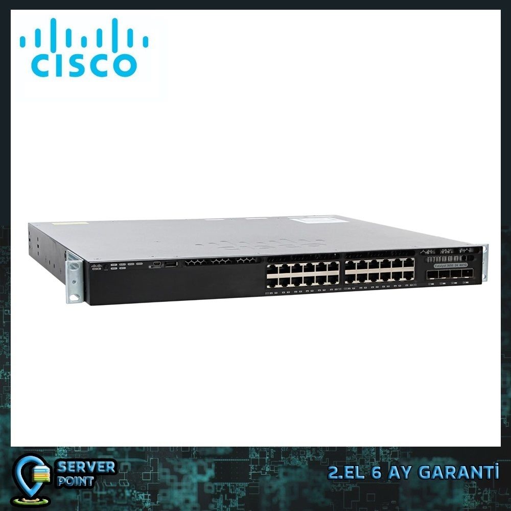 2.EL NETWORK CISCO WS-C3650-24TS-L 24 PORT GIGABIT SWITCH