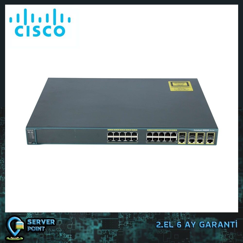 2.EL NETWORK CISCO WS-C2960G-24TC-L 24 PORT GIGABIT SWITCH