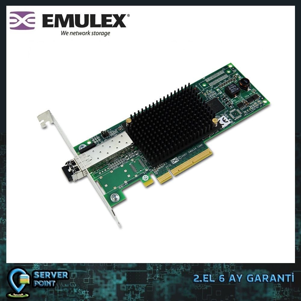 2.EL SERVER HBA KART EMULEX LPE12000 8G SINGLE PORT PCI EXPRESS KART