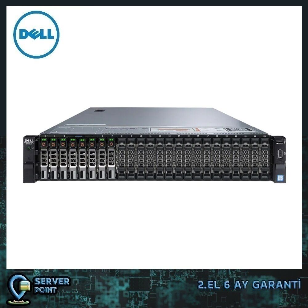 2.EL SERVER DELL R730XD E5-2670 V3 2X CPU 128GB DDR4 RAM H730 RAID 2X 750W POWER