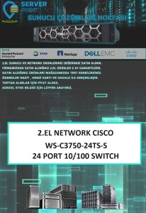 2.EL NETWORK CISCO WS-C3750-24TS-S 24 PORT 10/100 SWITCH
