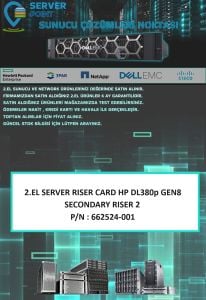 2.EL SERVER RISER CARD HP DL380p GEN8 SECONDARY RISER 2 P/N : 662524-001
