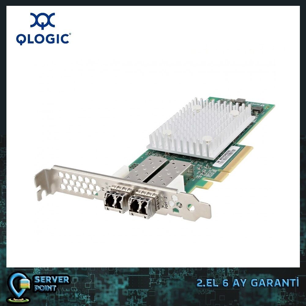 2.EL SERVER HBA KART QLOGIC QLE2692 16GB FC DUAL PORT SFP+ P/N : 0CK9H1
