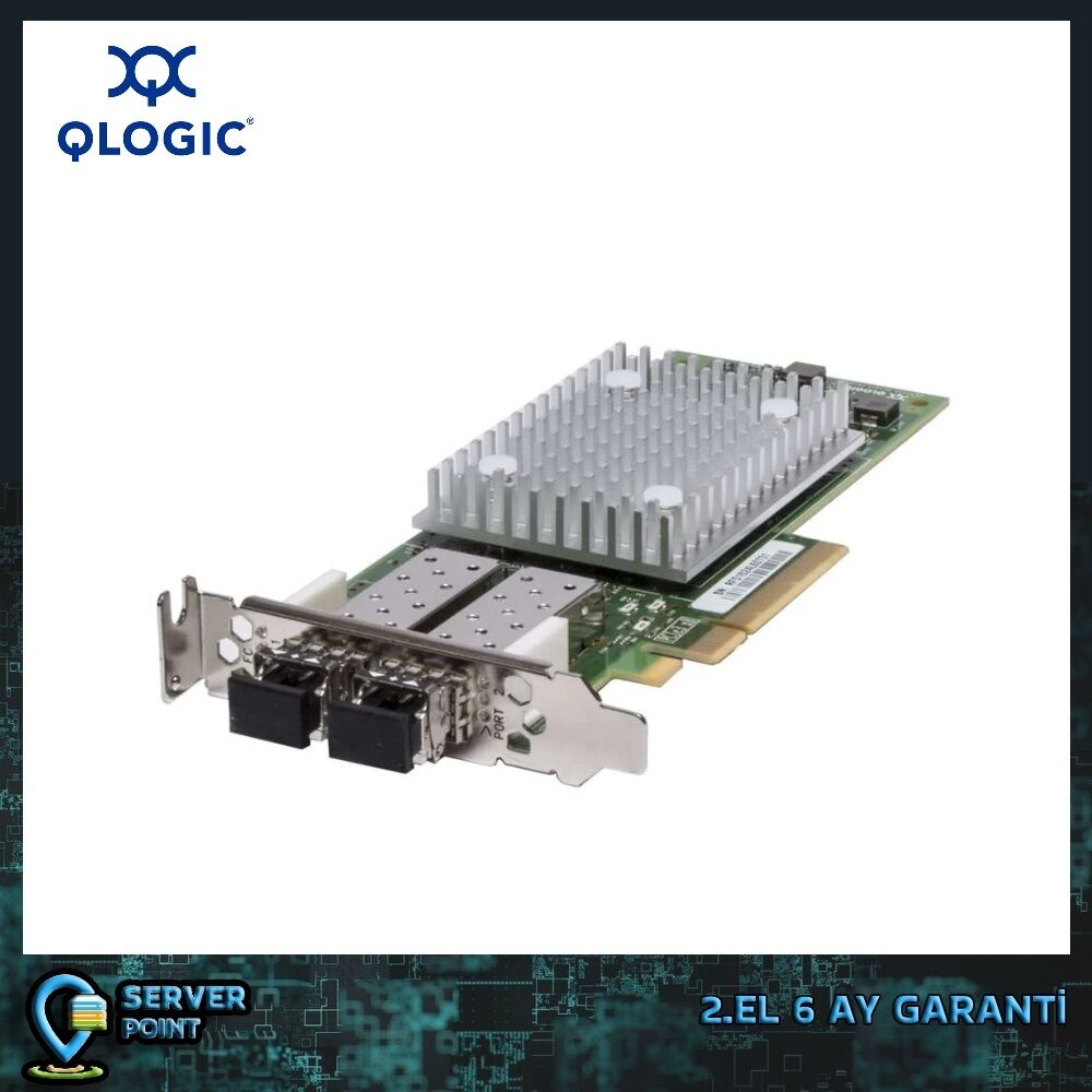 2.EL SERVER HBA KART QLOGIC QLE2692 16GB FC DUAL PORT SFP+ P/N : 0CK9H1