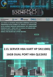 2.EL SERVER HBA KART HP SN1100Q 16GB DUAL PORT HBA QLE2692