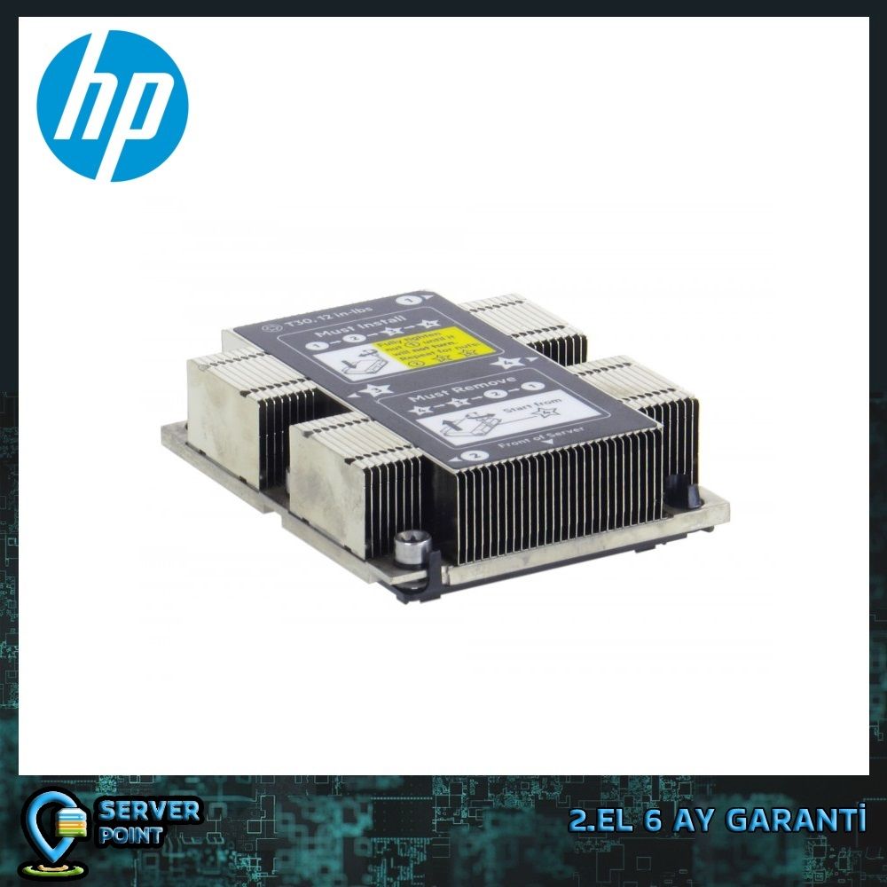2.EL SERVER CPU SOĞUTUCU HP DL360 GEN10 HEATSINK P/N : 872452-001