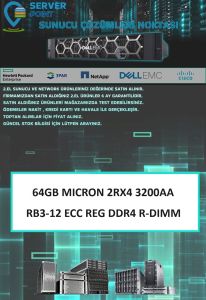 2.EL RAM SERVER 64GB MICRON 2RX4 3200AA RB3-12 ECC REG DDR4 R-DIMM