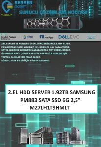 2.EL HDD SERVER 1.92TB SAMSUNG PM883 SATA SSD 6G 2,5'' MZ7LH1T9HMLT