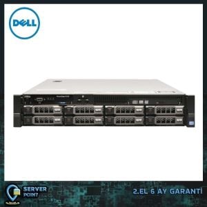 2.EL SERVER DELL R720 LFF E5-2670 2X CPU 128GB DDR3 RAM 2X 120GB SSD 6X 6TB 3,5'' HDD 2X 750W POWER