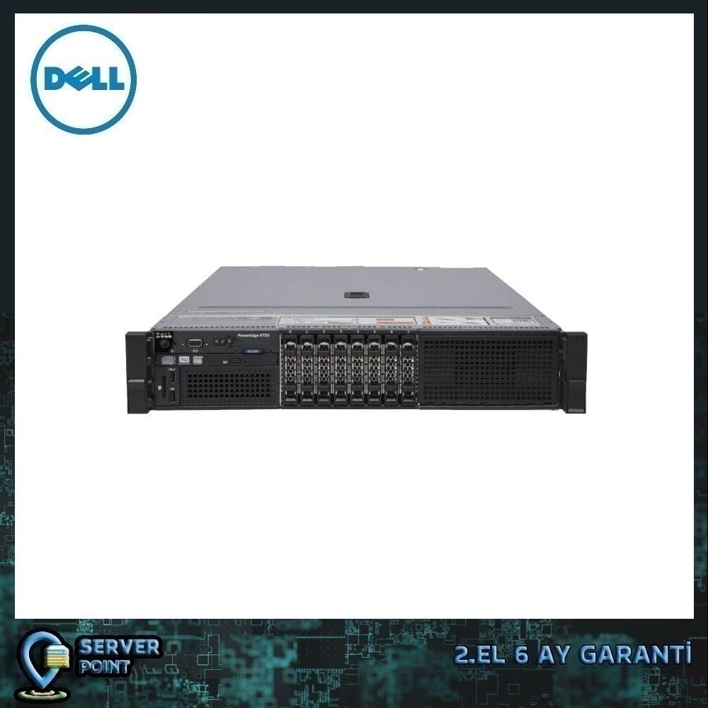 2.EL SERVER DELL R720 E5-2650 2X CPU 128GB DDR4 RAM 3X 600GB SAS HDD H710 RAID 2X 750W POWER