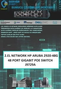 2.EL NETWORK HP ARUBA 2920-48G 48 PORT GIGABIT POE SWITCH J9729A