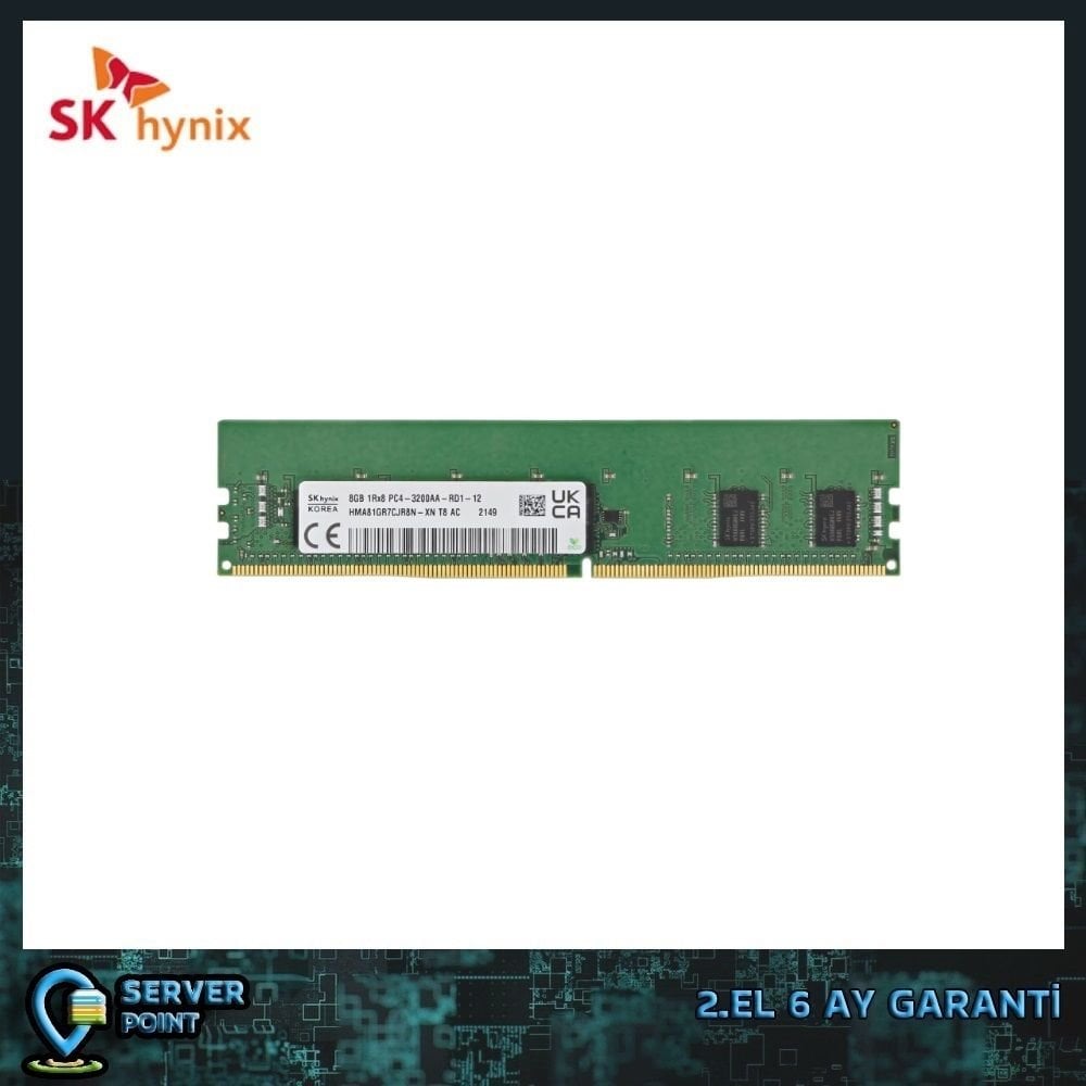 2.EL RAM SERVER 8GB HYNIX 3200AA RD1-12 R-DIMM DDR4