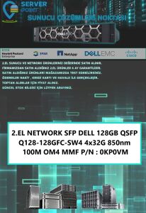 2.EL NETWORK SFP DELL 128GB QSFP Q128-128GFC-SW4 4x32G 850nm 100M OM4 MMF P/N : 0KP0VM