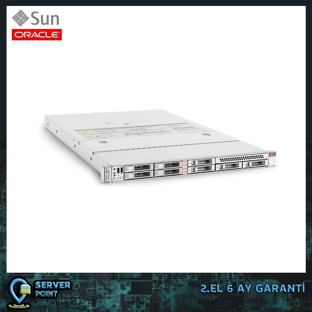 2.EL SERVER SUN ORACLE X6-2 ( 1U ) XEON E5-2620 V3 2X CPU 128GB DDR4 RAM LSI 9361-8i RAID 2X 600W POWER