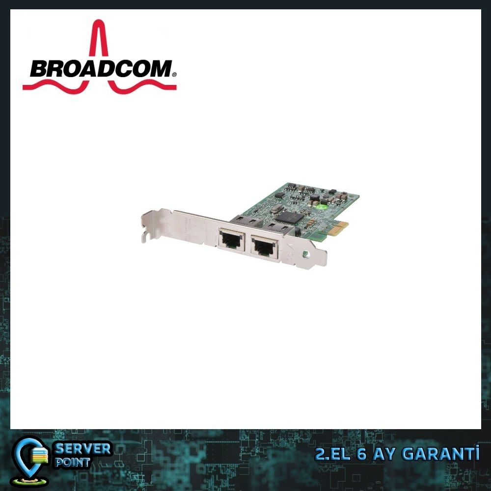2.EL SERVER ETHERNET KART BROADCOM 5720 1GB DUAL PORT RJ45 P/N : 00FCGN