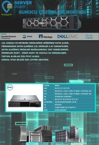 2.EL SERVER DELL R740 SILVER 4114 2X CPU 128GB DDR4 RAM 8X 2,5 SFF H740 RAID 2X 750W POWER